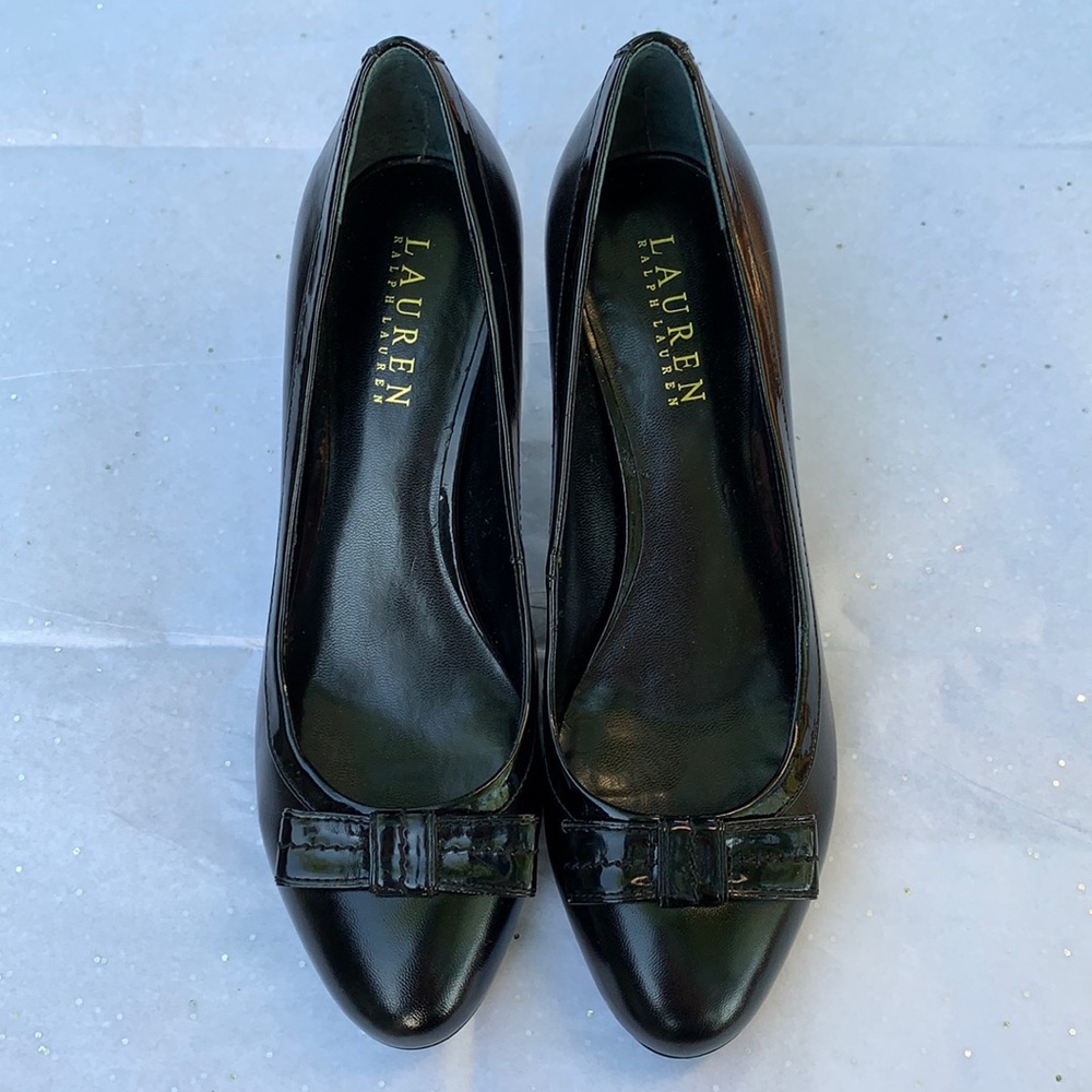 Lauren Ralph Lauren black heel shoes